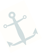 Simple anchor graphic design in silhouette